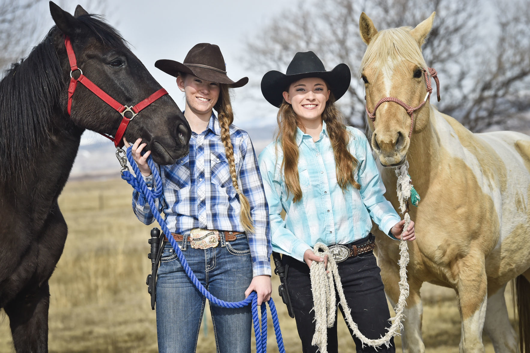 Olivia Bratton, left, and Aspen Dean hope